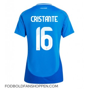 Italien Bryan Cristante #16 Hjemmebanetrøje Dame EM 2024 Kortærmet